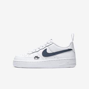 Nike Air Force 1 - Nagyobb Gyerek Air Force 1 - Fehér/Világos Szürke/Obszidián